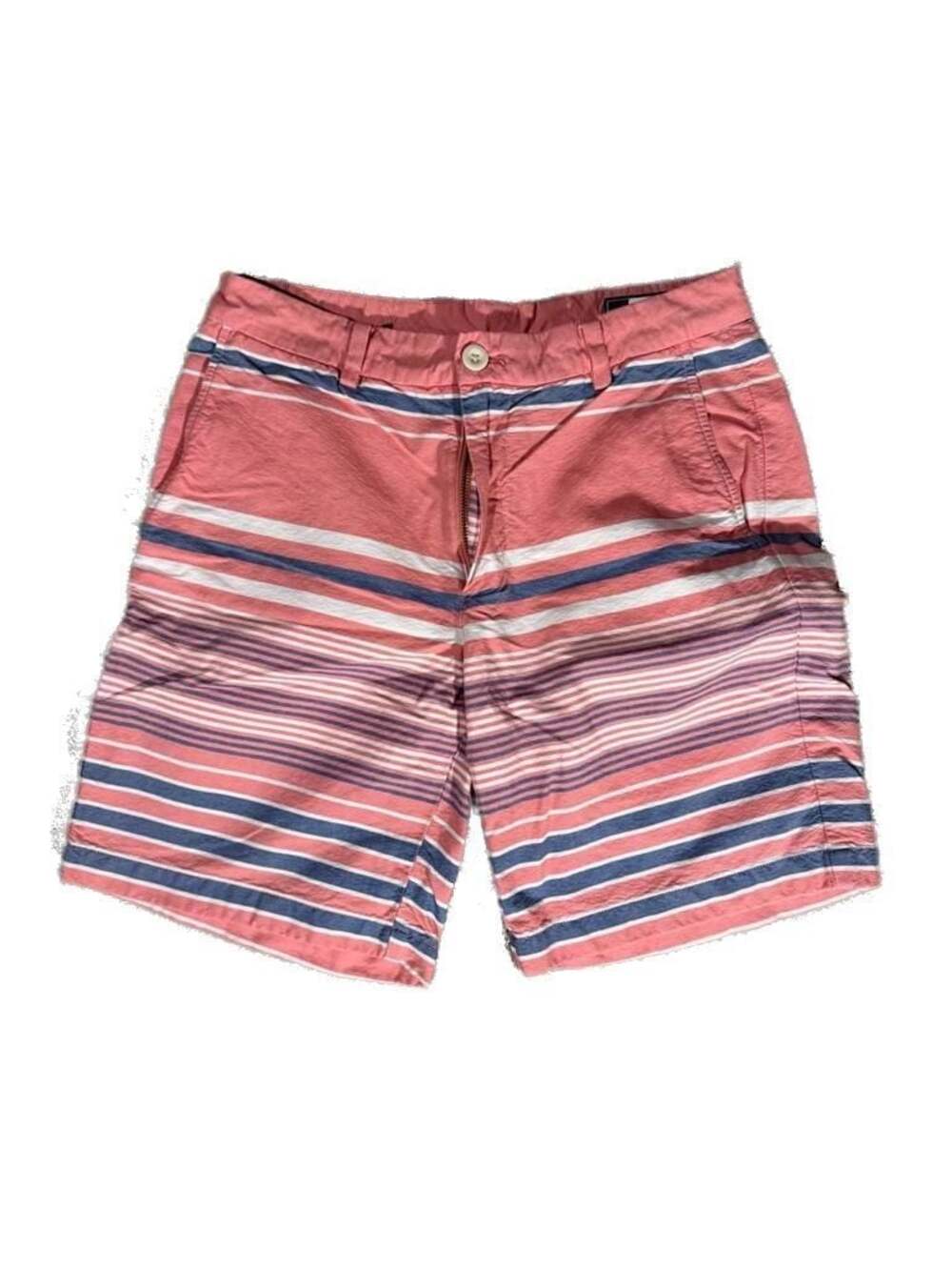 Vineyard Vines Seaward Stripe Cotton Oxford Breaker Shorts‎ 9" inseam Mens sz 33